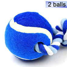Durable Cotton Rope Dog Toy Two-Way Ball Design (1 Pc) - dailyneed.life