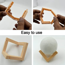 3D Moon Lamp with Color Changing Sensor Touch & Crystal Ball Stand - dailyneed.life