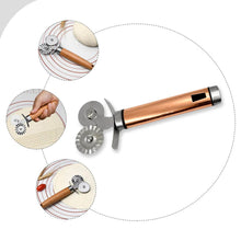 Pastry cutter wheel - Pie Crust Cutter Premium Double Cutter Wheel (1 Pc) - dailyneed.life
