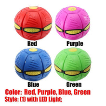 Football Flat Throw Disc - with 3 LED Light Flying Toys - dailyneed.life