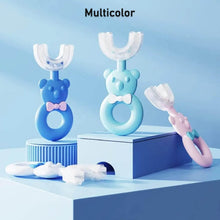 Baby Bear U-shaped Toothbrush Silicone Brush Head (1 Pc) - dailyneed.life