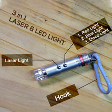 3 in1 Laser Light, LED Flashlight + Torch Keychain + Laser Pointer - dailyneed.life