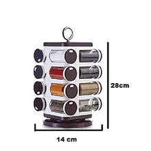Ganesh Multipurpose Revolving Spice Rack With 16 Pcs Dispenser each 100 ml Plastic Spice ABS Material 1 Piece Spice Set 1 Piece Spice Set (Plastic) - dailyneed.life