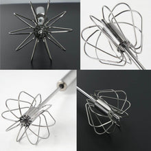 Medium Stainless Steel Egg Whisk, Hand Push Rotary Whisk Blender (1 Pc / 30 Cm) - dailyneed.life