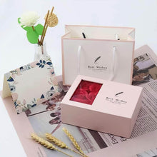 Jewellery Gift Box with Lids & Roses Packaging Box with 6 Roses (1 Set) - dailyneed.life