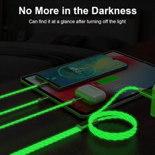 3 in 1 Charging Cable Light Up Fast Charger Multi Charging Cable (1 Pc) - dailyneed.life