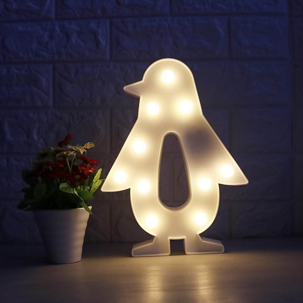 Penguin Shaped Light LED Light Kids Room (1 Pc / Battery Not Included) - dailyneed.life
