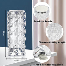 Crystal Touch Night Light for Bedroom Decor (16 Colors, Remote, USB) - dailyneed.life