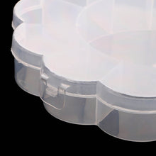 Round Compartment Plastic Storage Box (1 Pc) - dailyneed.life