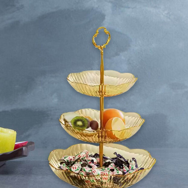 3 Layer Snack Rack, Basket Stand Holder (1 Pc) - dailyneed.life