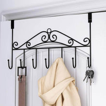 Over The Door Hanger Rack 7 Hooks Decorative Ognazier Hook (1 Pc) - dailyneed.life