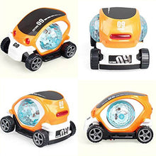 360° Rotating Stunt Car Toy – Bump & Go with 4D Lights, Music & Disco Ball (1 Pc, Battery Not Included) - dailyneed.life