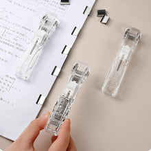 Portable Paper Clamp With 8 Pcs Clip Dispenser Handheld Paper Fast Clam (1 Set) - dailyneed.life