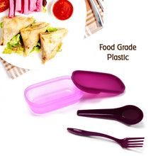 Unbreakable Leak-Proof BPA-Free Lunch Box with 2 Containers & Spoon - dailyneed.life