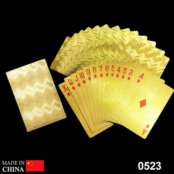 Gold Plated Poker Playing Cards (Golden) - dailyneed.life