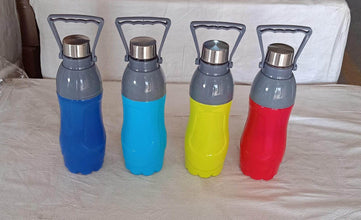 Plastic Sports Bottle (1.8L): Insulated, Leakproof, BPA-Free (Mix Color) - dailyneed.life