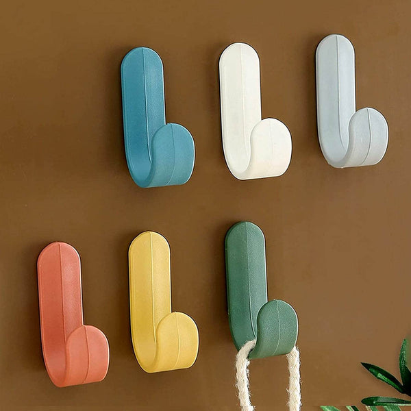 Self Adhesive Wall Hooks Waterproof Adhesive Sticky Round Hooks | Hanging Capacity 1 KG Max | Multipurpose Home Storage (20 Pcs Set) - dailyneed.life