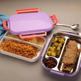 Premium Multi-Compartment Steel Lunch Box for Office, School & Travel - dailyneed.life