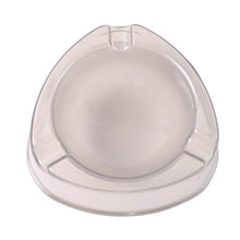 Oblivion Transparent White Ashtray with Cigarette Holder Grooves – Modern Smoke Disposal Tray (1 Pc) - dailyneed.life