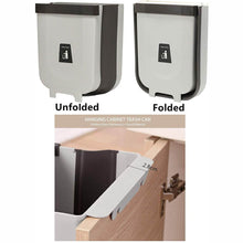 Hanging Trash Can for Kitchen Cabinet Door, Small Collapsible Foldable Waste Bins, Hanging Trash Holder for Bathroom Bedroom Office Car, Portable. - dailyneed.life