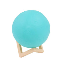 Moon Night Lamp Blue Color with Plastic Stand (15 x12 Cm / 1 Pc) - dailyneed.life