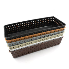 Plastic Multipurpose Desk Organizer Tray Office Drawer Dividers Storage Bins for Kitchen, Bathroom, Office, Makeup, Bedroom Dresser, Craft Basket Rack Multicolour (6 Pcs Set) - dailyneed.life