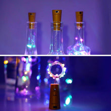 Wine Bottle Cork LED String Light, 2M Cable Multicolor, Battery Operated (1 Pc) - dailyneed.life
