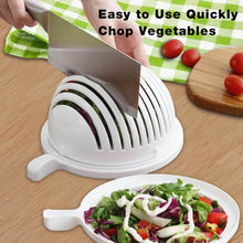 Plastic 60 Seconds Salad Cutter Salad Maker Salad Bow (1 Pc) - dailyneed.life