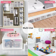 1 Layer Plastic Shoes Storage Box, Stackable Shoe Storage (1 pc / 32x21x12 CM) - dailyneed.life