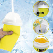 Smoothies Maker Cup, Magic Quick Frozen Smoothies Cup Cooling Cup Double Layer Squeeze Cup Slushy Maker (1 Pc) - dailyneed.life
