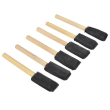Multipurpose Sponge Brushes for Painting with Wooden Handles (6 Pcs Set) - dailyneed.life