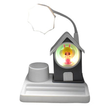 Cute Lovely Cartoon & Home Design With Plastic Base LED Desk Light, Multi Color Changes (1 Pc) - dailyneed.life