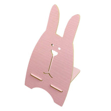 Wooden Cute Lovely Rabbit Design Mobile Stand (1 Pc) - dailyneed.life