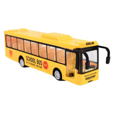 Inertia Bus Toys , High Simulation Yellow Fine Details Mini Bus Model Car Toys Prizes for Gift Collections - dailyneed.life