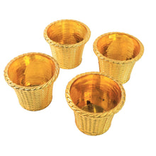 Plastic Flower Valencia (Pot) Home and Outdoor (4 Pc) - dailyneed.life