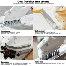 4 in 1 Scrub Brushes for Cleaning 4 Types of Brush Head Replacements (1 Set) - dailyneed.life