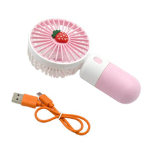 Portable Small Electric Fan Handheld, Rechargeable Mini Student Handheld Dormitory Class Personal Fan - dailyneed.life
