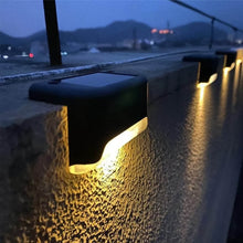 4-Piece Solar Waterproof Garden, Stair & Railing Lights - dailyneed.life
