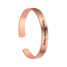 Customized / Personalized Stylish Kada Bracelet (1 Pc / Rose gold Copper) - dailyneed.life