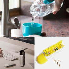 Multi-Use Pill & Water Bottle for Travel (600 Ml, Mix Color) - dailyneed.life