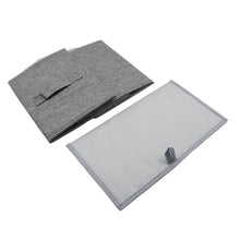 FOLDABLE STORAGE BOX WITH LID AND HANDLES, COTTON AND LINEN STORAGE BINS AND BASKETS ORGANIZER FOR NURSERY, CLOSET, BEDROOM, HOME - dailyneed.life