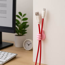 Pink Multifunctional Multi functional Hand Shape Wall Clip Hanger Keys Cable Holder - dailyneed.life