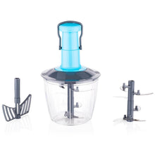 6 Blades Manual Hand-Press Vegetable Chopper (1100 ML / Mix Color) - dailyneed.life