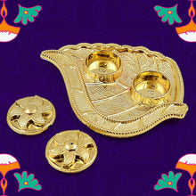 Leaf Shape Rakasha Bandhan Special Puja Thali (1 Pc) - dailyneed.life
