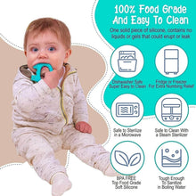 Silicone Baby Teether Pack of 1 (Mix Design & Color) - dailyneed.life