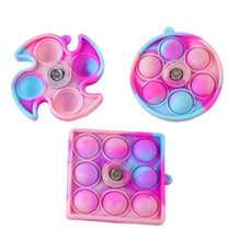 Silicone Pop It Fidget Spinner Keychain Toy (1 Pc) - dailyneed.life