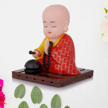 Solar Powered Sitting Buddha Statue, Moving Head and Hand (1 Pc / Big) - dailyneed.life