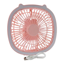 USB PORTABLE MINI DESK FAN WITH LIGHT & COLOR BOX (1 PC / Mix Color) - dailyneed.life