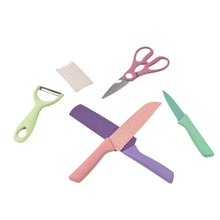 Professional Colorful Kitchen Knives Set (6 Pcs Set) - dailyneed.life