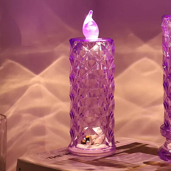 Candles for Home Decoration, Crystal Candlelight, Diwali (1 Pc / Multicolor) - dailyneed.life